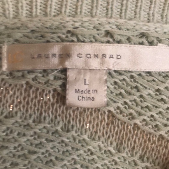 Gorgeous Like New L Green Laura Conrad Sweater - Picture 6 of 6
